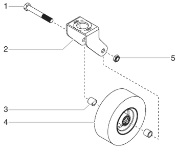 Powrliner 2800 Wheel Assembly (P/N 779-275) Diagram and Parts List for 2800  Titan Paint Sprayer