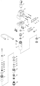 Elite G55 Fluid Section Diagram and Parts List for ELITE-G55  Titan Paint Sprayer