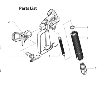 Diagram Diagram and Parts List for LX-50  Titan Sprayer