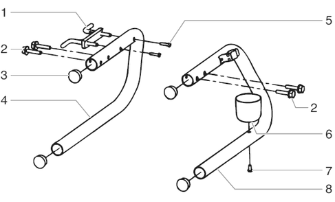Rentspray Plus Stand Assembly Diagram and Parts List for RENTSPRAY Plus Titan Paint Sprayer