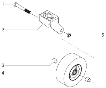 Linecrew 750 Wheel Assembly (P/N 0509750) Diagram and Parts List for 750  Titan Paint Sprayer