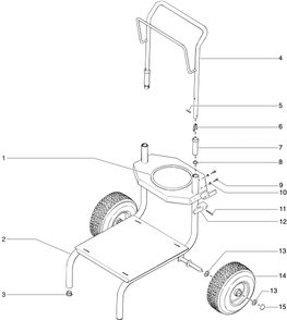 Cs10000 Hvlp Spray System Cart Assembly Diagram and Parts List for CS10000HVLP  Titan Paint Sprayer