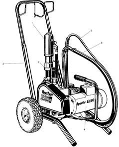 Part Location Diagram of 235-117a Titan Motor / Pump Assembly