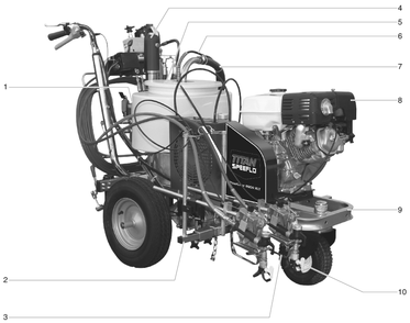 Part Location Diagram of 840-218a Titan Bleed Line Assembly