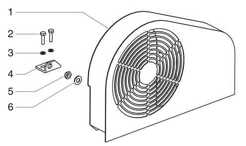 Powrtwin 12000ghd Belt Guard Assembly Diagram and Parts List for 12000GHD  Titan Paint Sprayer