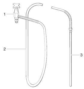 Powrliner 8900 Bleed Hose Assembly With Valve (P/N 840-211) Diagram and Parts List for 8900  Titan Paint Sprayer