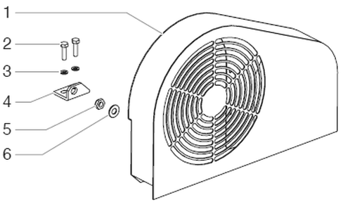 Powrtwin 6900gh Belt Guard Assembly Diagram and Parts List for 6900GH  Titan Paint Sprayer