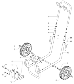 Powrtwin 6900 Plus Di Cart Assembly Diagram and Parts List for 6900 Plus DI Titan Paint Sprayer