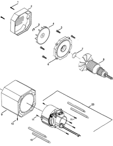 Elite E15 Unitec Motor Complete Diagram and Parts List for ELITE-E15  Titan Paint Sprayer