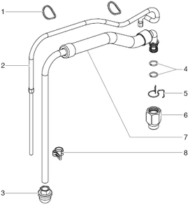 Aircoat Spray System Suction Set Diagram and Parts List for AIRCOAT-SPRAY-SYSTEM  Titan Paint Sprayer