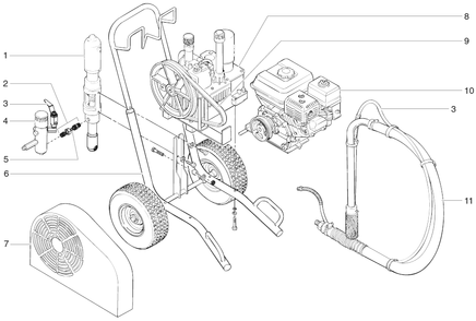 Part Location Diagram of 930-515a Titan Filter Assembly