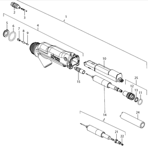 Adapter Diagram and Parts List for GM5000EAC  Titan Sprayer