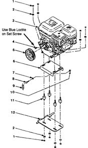Powrliner 4000 Gas Convertokits (P/N 506-105) Diagram and Parts List for 4000  Titan Paint Sprayer