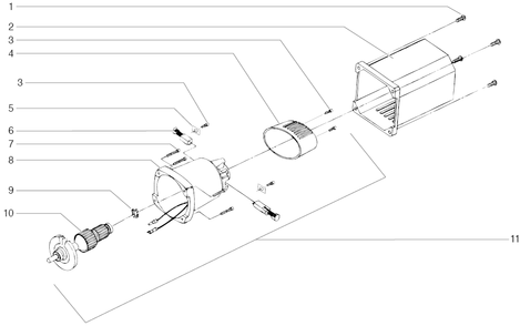 330 Motor Assembly Diagram and Parts List for 330  Titan Paint Sprayer