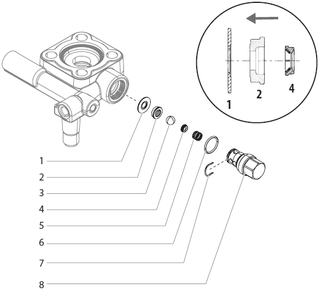 Part Location Diagram of 341347 Titan Sealing Ring