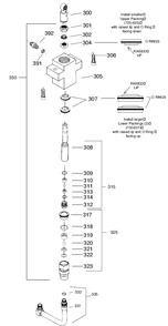 Epic 660hpx Fluid Section Diagram and Parts List for 660HPX  Titan Paint Sprayer