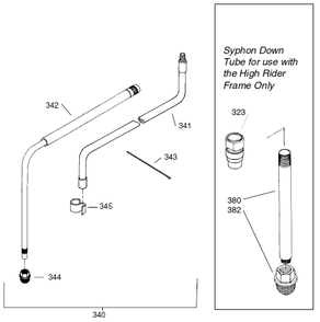 Epic 690hpg Syphon Assembly Diagram and Parts List for 690HPG  Titan Paint Sprayer