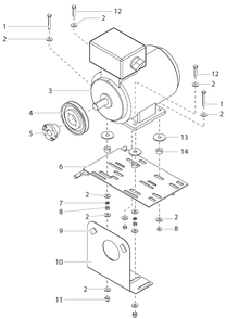 Powrtwin 12000 Plus Di Dc Electric Convertokit (400v) Diagram and Parts List for 12000 Plus DI Titan Paint Sprayer