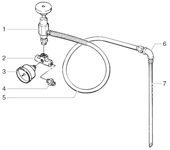 Powrtex 6900sf / 12000sv Heavy Duty Outlet Assembly Diagram and Parts List for 6900SF-12000SV  Titan Paint Sprayer