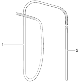 Linecrew 750 Return Hose Assembly (P/N 0509179) Diagram and Parts List for 750  Titan Paint Sprayer
