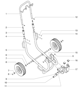 Powrtwin 12000ghd Cart Assembly Diagram and Parts List for 12000GHD  Titan Paint Sprayer