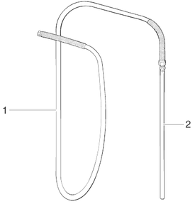 Linecrew 1600 Return Hose Assembly (P/N 0509173) Diagram and Parts List for 1600  Titan Paint Sprayer