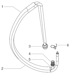 Rentspray 450 Siphon Assembly Diagram and Parts List for 450  Titan Paint Sprayer
