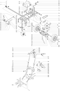 Powrliner 6900xlt Sp Cart Assembly (P/N 779-565) Diagram and Parts List for 6900XLT POWRLINER Titan Paint Sprayer