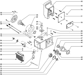 690gxc Gear Box Assembly Diagram and Parts List for 690GXC  Titan Paint Sprayer
