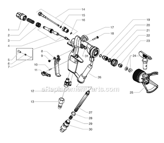 Part Location Diagram of 662-115 Titan SC-6 Plus 115 Reversible Tip