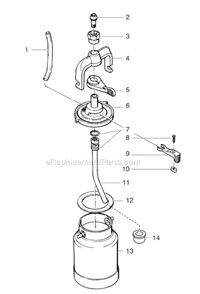Part Location Diagram of 277495 SprayTECH Cup Gasket