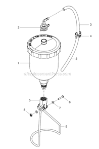 Part Location Diagram of 276248 Wagner Check Valve Assembly