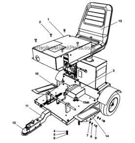 Control Housing Diagram and Parts List for SPEEFLO 0290007 Titan Paint Sprayer