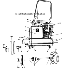 Part Location Diagram of 0290426 Titan Fan