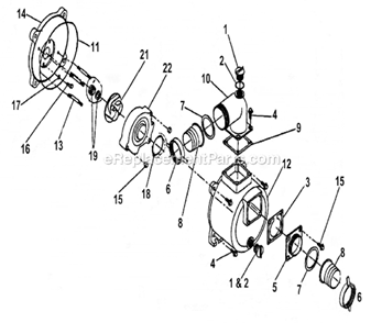 Page A Diagram and Parts List for TTP-300  Titan Paint Sprayer