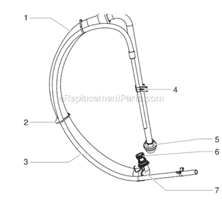 Suction Set Diagram and Parts List for XI345  Titan Sprayer