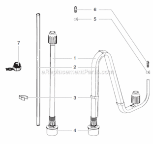 Page B Diagram and Parts List for XT330  Titan Sprayer