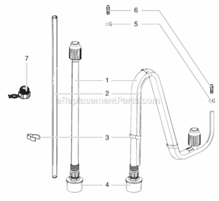 Page B Diagram and Parts List for XT420  Titan Sprayer