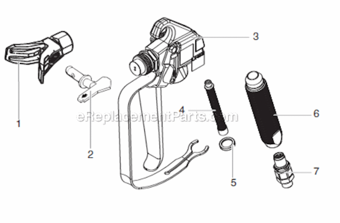Page A Diagram and Parts List for XT420  Titan Sprayer