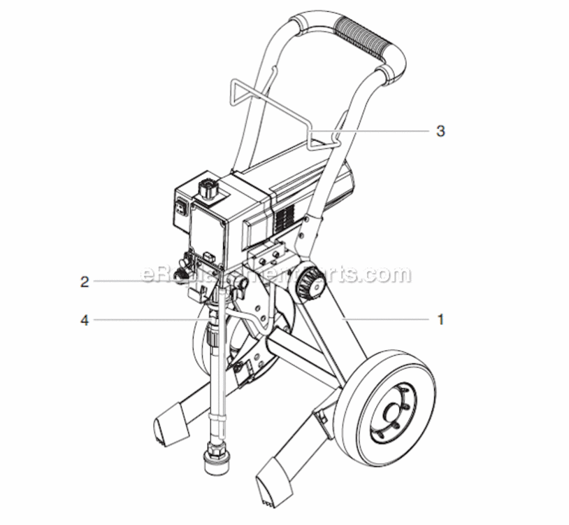 Page C Diagram and Parts List for XT440  Titan Sprayer
