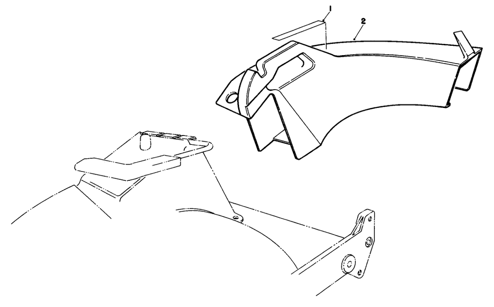 Side Discharge Chute Model No. 59168 (Optional) Diagram and Parts List for 22031 3900001 - 3999999 Toro Lawn Mower