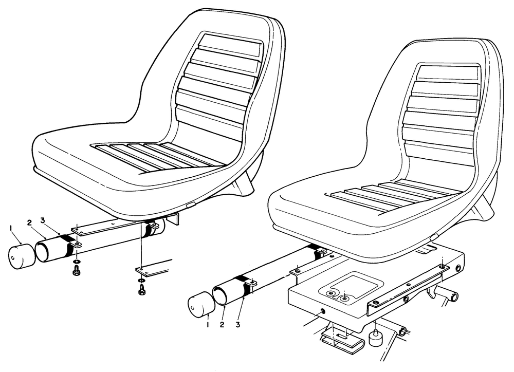 Manual Storage Assembly Diagram and Parts List for 30798 0000001 - 0999999 Toro Lawn Tractor