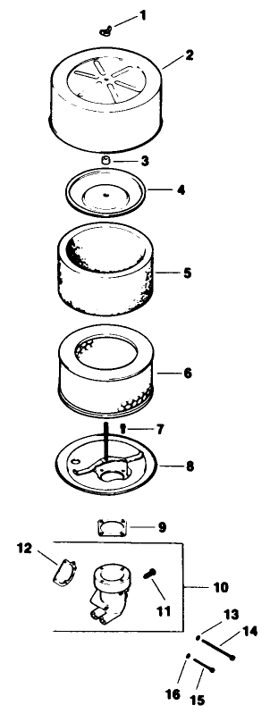 Air Intake-Engine Kohler Model No. Mv16s-Type 56511 Diagram and Parts List for 30117 0000001 - 0999999 Toro Lawn Tractor Accessories