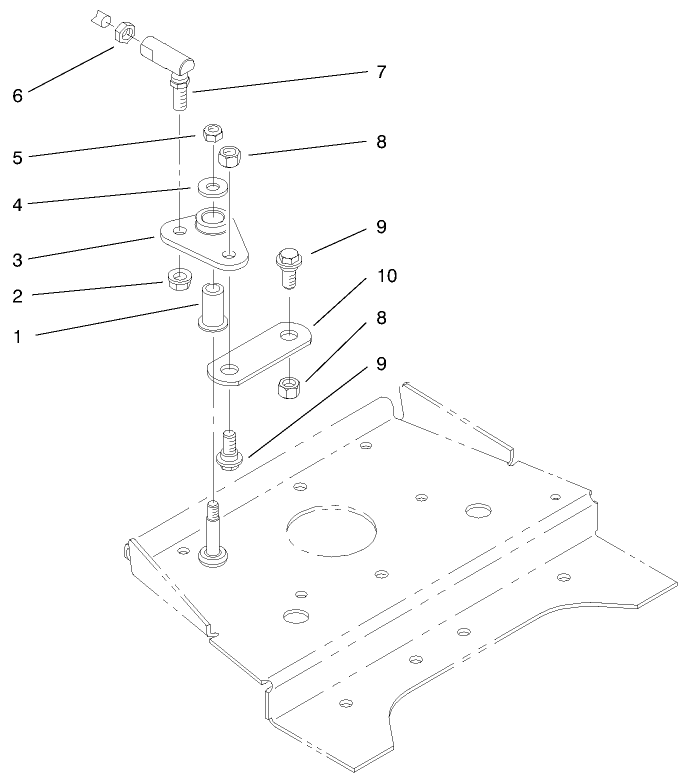 Smart Turn Front Assembly Diagram and Parts List for 73560 8900001 - 8999999 Toro Lawn Tractor