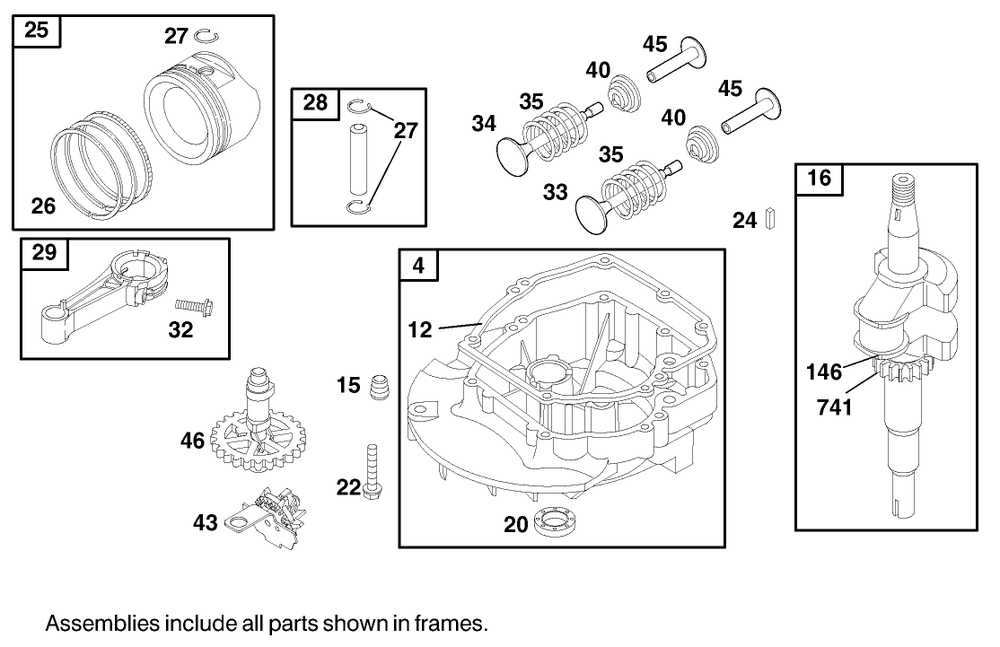 Engine Briggs & Stratton Model 12h802-1767-E1 Diagram and Parts List for 20023 9900001 - 9999999 Toro Lawn Mower