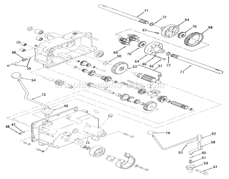 Page L Diagram and Parts List for 01-11B804 1981 Toro Lawn Tractor
