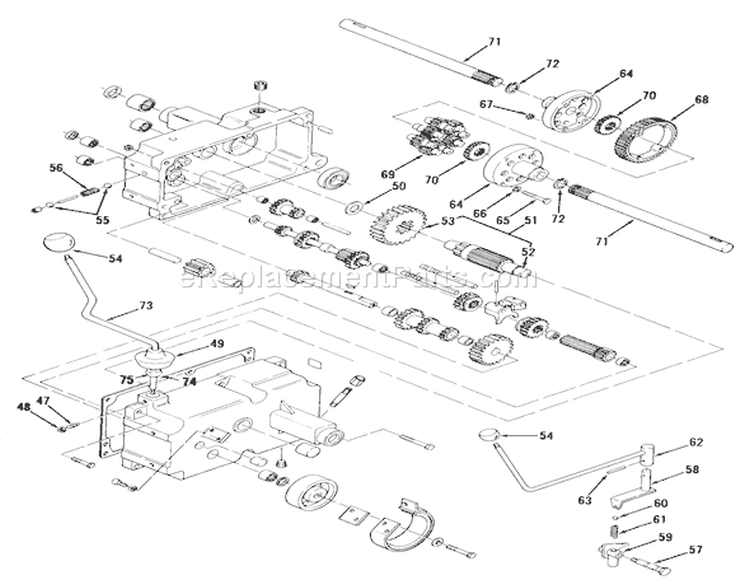 Page L Diagram and Parts List for 01-14E801 1983 Toro Lawn Tractor