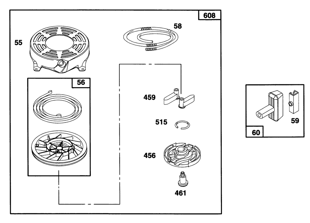 Engine Briggs & Stratton Model 12f802-0667-01 Diagram and Parts List for 20913B 69000001 - 69999999 Toro Lawn Mower