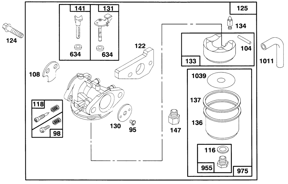 Engine Gts-150 Diagram and Parts List for 20928BC 49000001 - 49999999 Toro Lawn Mower