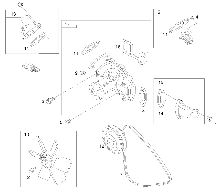 Engine Assembly (Serial No. 99000001-9900130)(Model 73590) Diagram and Parts List for 73590 9900001 - 9999999 Toro Lawn Tractor